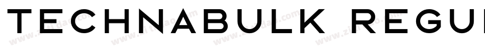 Technabulk Regular字体转换